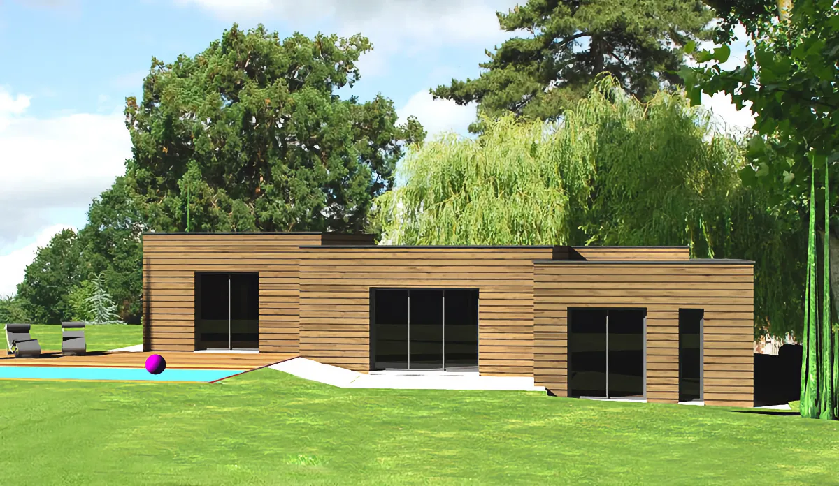 Projet de maison en bois à Soyaux - Charente